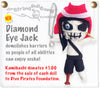 Kamibashi Diamond Eye Jack Pirate The Original String Doll Gang Keychain Clip Toy