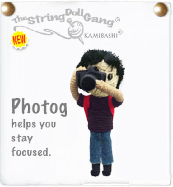 Kamibashi Photog Photographer Boy The Original String Doll Gang Keychain Clip Toy