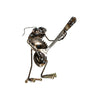 Sugarpost Gnome Be Gone Mini Guitarist Welded Scrap Metal Art Sculptures Item #1039