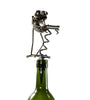 Sugarpost Gnome Be Gone Mini Corkscrew Wine Stopper Welded Scrap Metal Art Sculpture Item #1041