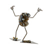 Sugarpost Gnome Be Gone Mini Scuba Diver Welded Scrap Metal Art Sculpture Item #1043