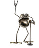 Sugarpost Gnome Be Gone Mini Singer Welded Scrap Metal Art Sculptures Item #1038