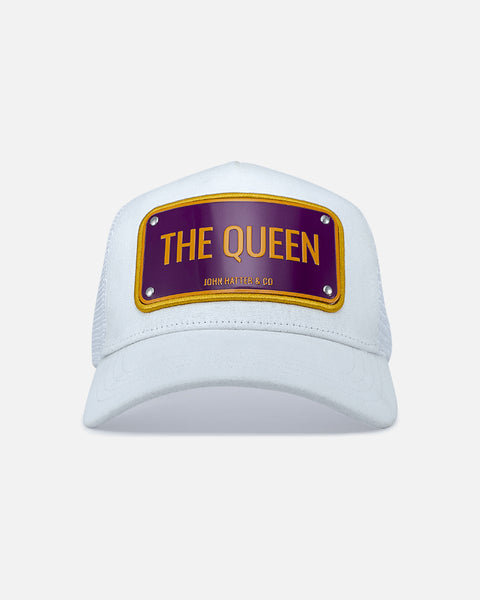 John Hatter & Co The Queen White Adjustable Baseball Cap Hat