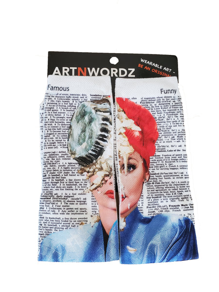 Artnwordz The Comedian Unisex Dictionary Art Socks
