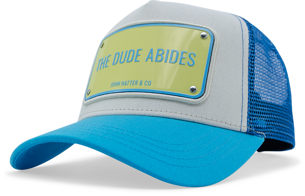 John Hatter & Co The Dudes Abides Blue Adjustable Trucker Cap Hat