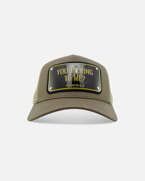 John Hatter & Co Taxi Driver You Talking to Me Green Adjustable Baseball Cap Hat